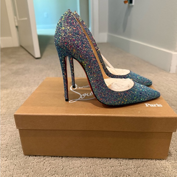 Christian Louboutin So Kate 120 Glitter Dragonfly Pumps - Multicolor - Picture 3 of 9
